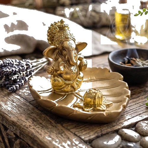 Porta-Incenso Artesanal 11,2 cm – Ganesh