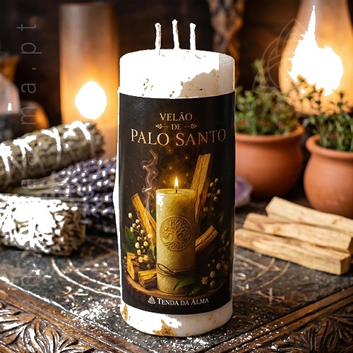 Velão de Pau Santo (Palo Santo) – 3 Pavios