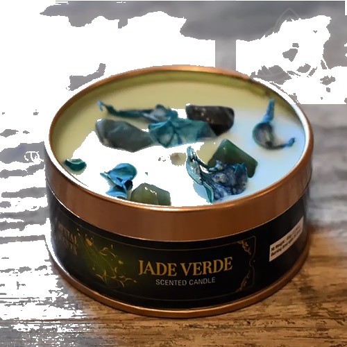 Vela de Jade Verde – Minerais Aroma
