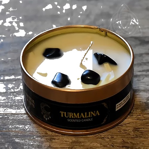 Vela de Turmalina Negra – Minerais Aroma