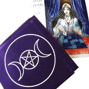 Pano de Lançamento de Tarot – Círculo Pagão