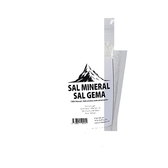 Sal Mineral, Sal Gema – 500 grs.