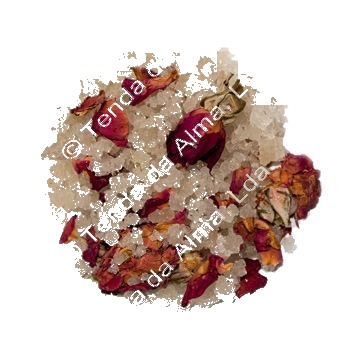 Banho de Sal e Rosa Vermelha
